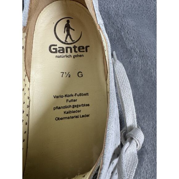 Gray Suede Giulietta Comfort Tie Sneaker German Ganter, UK Size 7.5, US Size 10 - Picture 11 of 11